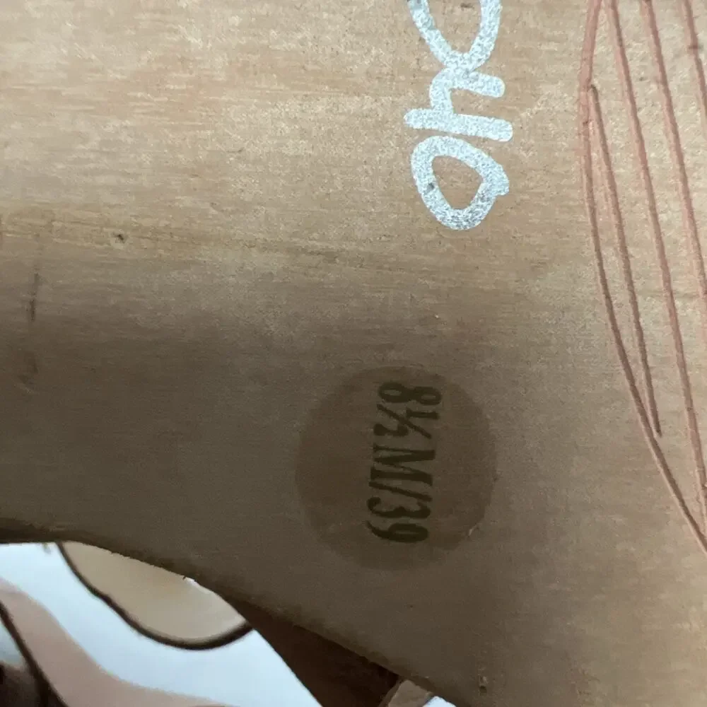 Women’s Lucky Brand Heeled Strappy Sandals Tan Size 8 1/2 - Picture 8 of 9